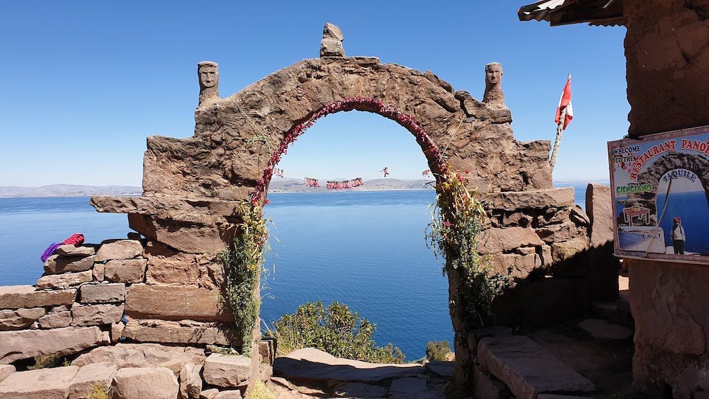 Île Taquile sur le lac Titicaca Pérou