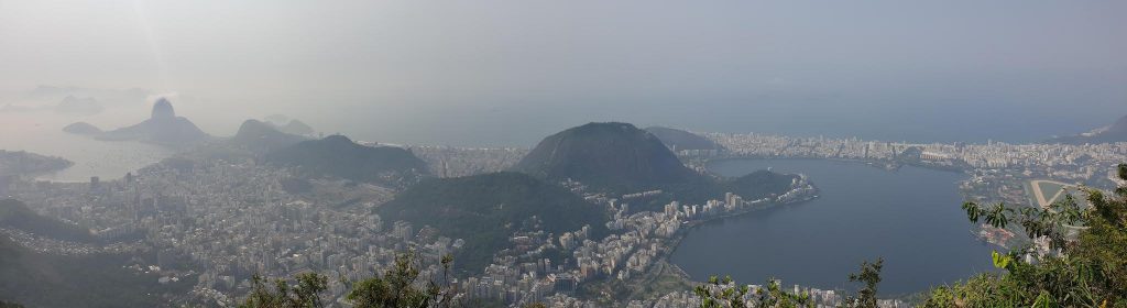 vue sur la baie la plus connue du brésil