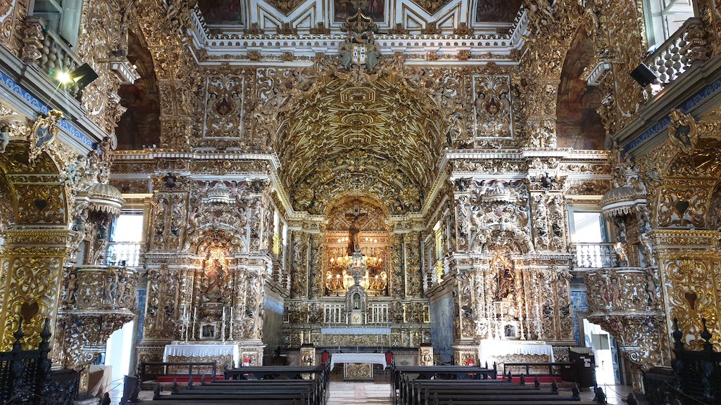 Igreja et convento Sao Francisco à Salvador de Bahia
